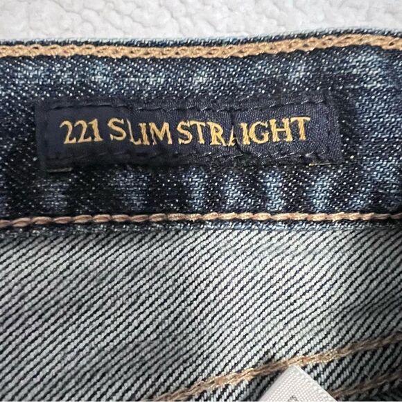 Lucky Brand 221 Slim Straight Button Fly Jeans Size 33/32 - Picture 7 of 9